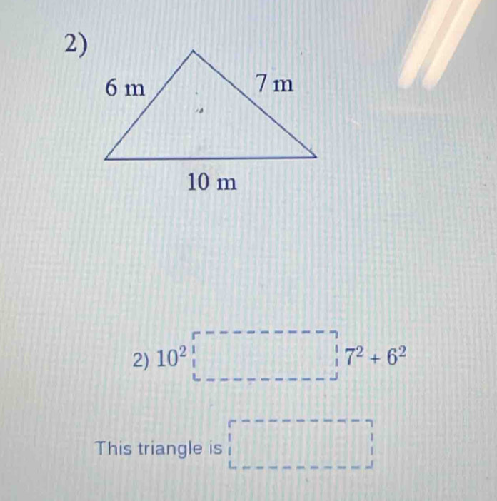 10^2□°+6°
This triangle is □