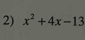 x^2+4x-13