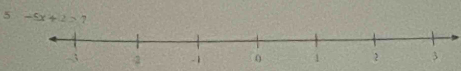 5 -5x+2> 7