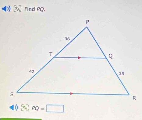 ) Find PQ. 
) (3,PQ=□