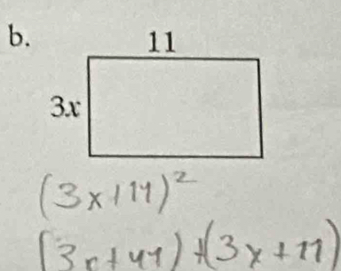 (3x+11)^2
(3x+41)+(3x+11)