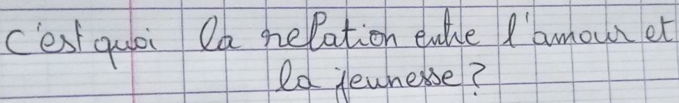 cest quoi On pelation ene bnoun et 
ld fewnerse?