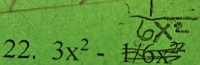 3x^2- 17 t=
1