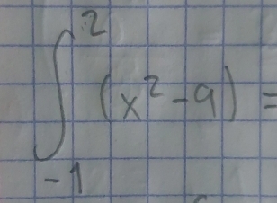 ∈t _(-1)^2(x^2-9)=