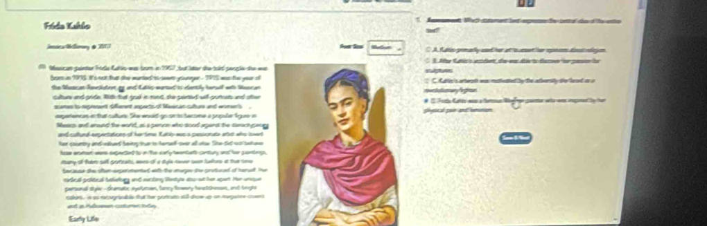 Fádo Kahlo Aamet Wac ca me la egena de on a de e 
inira touy @ 2 Ase S A es pomadly et hur et t enet ler ase dom non 
B. Alse fatics estden da was dn to fazoco or posen ho 
19 Messcan painter Foe Eaks was bom in 1957 fu ler the told pengle the wis 
Beses an 9910 is vat fat dhs marted is som younge - 1993 ws toe your of C Ctis 's arteoth was rethethed by the adherslly the frod or a 
the Musican Ravelation gg and Cdhic warsed is idently hursal with Mancanmocleemarylgran 
sultur and gride. With toat goo in mind, she pared will gomets and stve 
sanes is reprement Shement angents of Main an cubure and wimen's . 
eepetencas in that cuturs. The enuid go on is become a populer ligus inphycl par and umition 
Meacs and arond te word, as a pamen who sood agard the sunc pang 
and caltund eepnetations of her time Kasip was a panseonate ant who lowert 
w 
her courry and wued beiep ie to hardi ovar all sow fine tt oo beh es 
hcse areart wans expented to in the sarly teandedtcdtury and for ponings 
rumy of fabe sall goteat, wes of a syla caner wan fualons at the tr 
Socause the shen experimented with the mages the produced of herust. Ter 
sirlecal grslitia beiefzerg and evcting Ranaype atso-sit hen agart. Her unqe 
peirscnal syle --framate souton, fanry towary hwettheson, and beighs 
cakors, a as rzogranbs tha her portcato still drow up un margates cero 
Earty Life