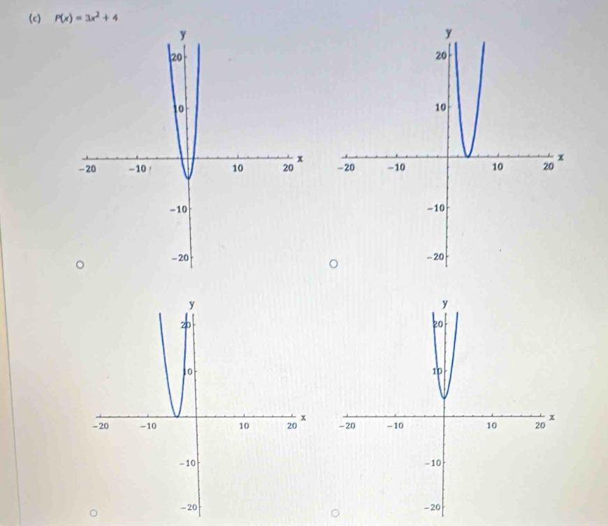 P(x)=3x^2+4