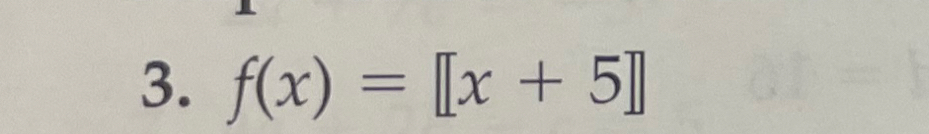 f(x)=[x+5]