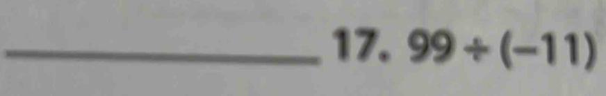 99/ (-11)