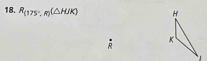 R_(175°,R)(△ HJK)
R