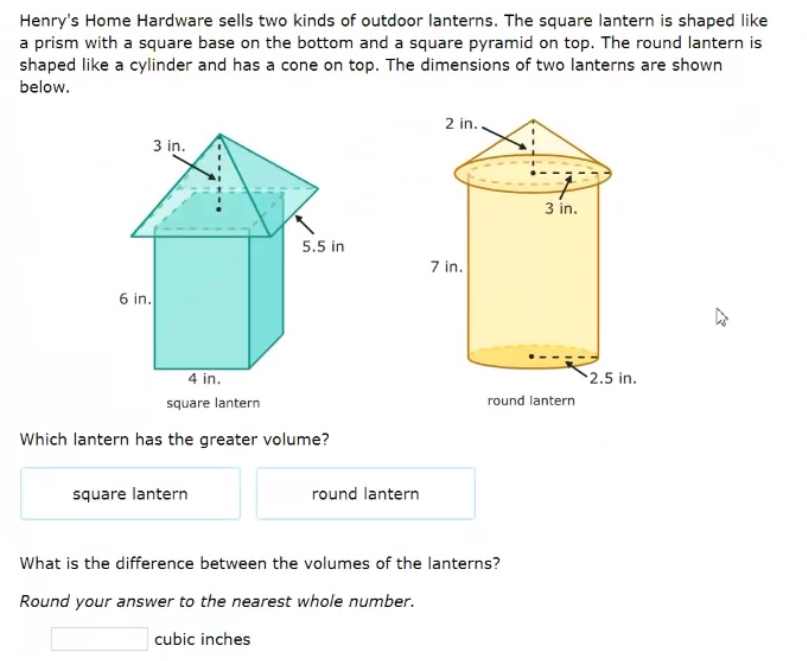 Solved: Henry's Home Hardware sells two kinds of outdoor lanterns. The ...
