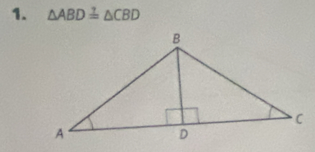 △ ABD≌ △ CBD