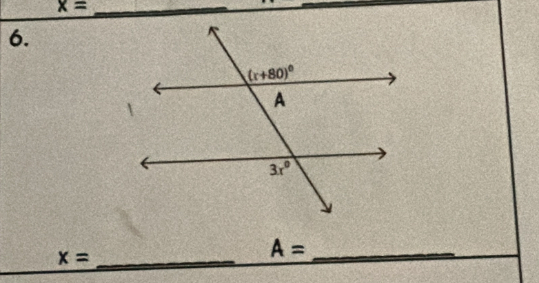 x= _
6.
x= _
_ A=