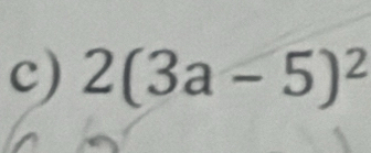 2(3a-5)^2