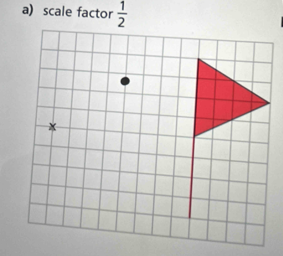 scale factor  1/2 