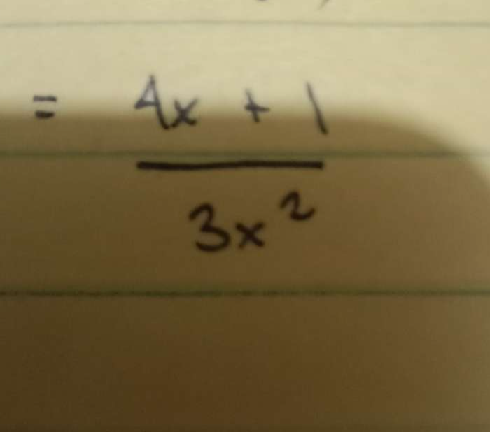 = (4x+1)/3x^2 