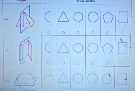 Cross section 
(a) 
(b) 
(c)