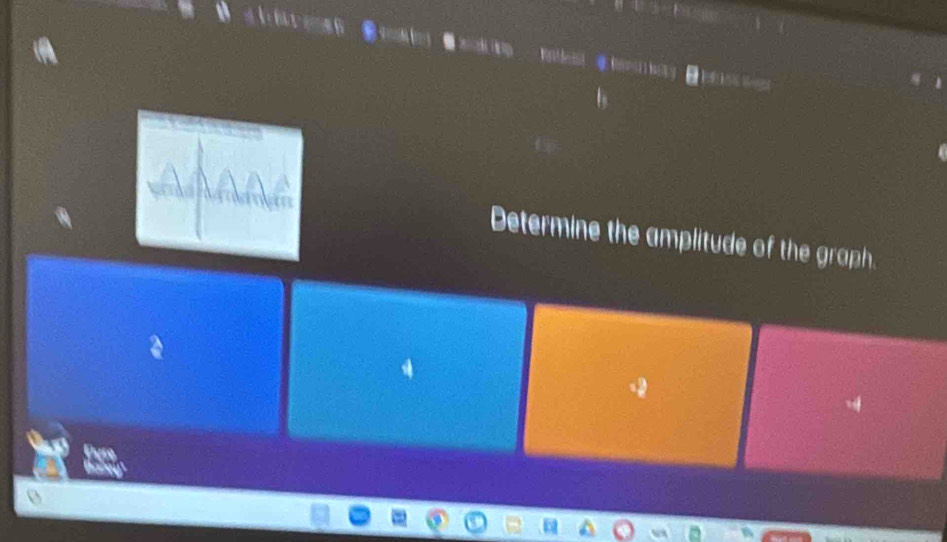 a

Determine the amplitude of the graph.