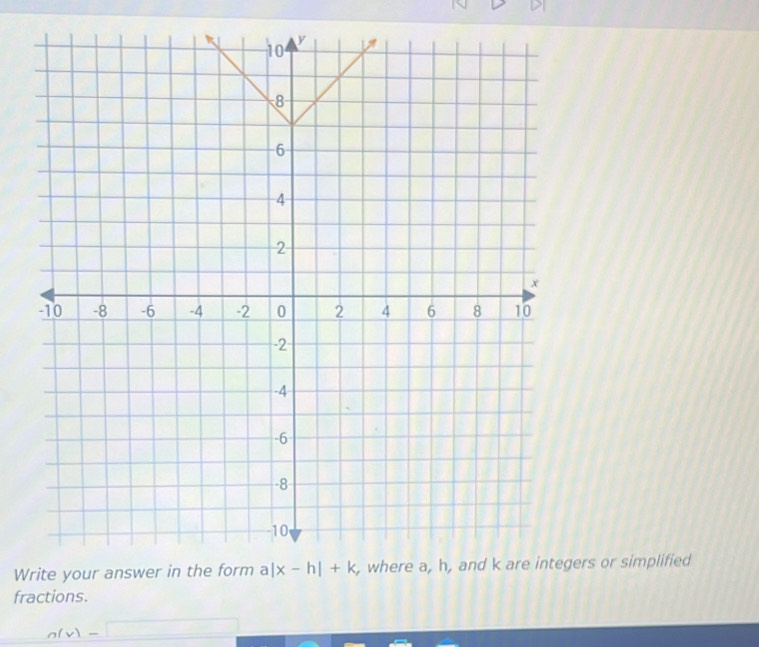 Wers or simplified
fractions.
a(v)-