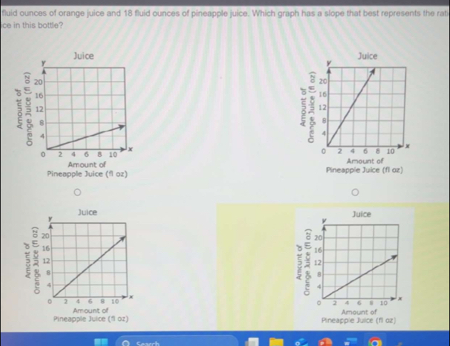 Solved: fluid ounces of orange juice and 18 fluid ounces of pineapple ...