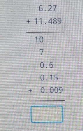 beginarrayr □ □  * 7.56 hline □ □  1 □  2 -1 1□  -1 hline □ 1endarray