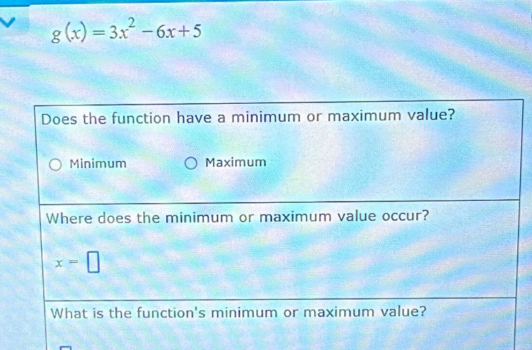 g(x)=3x^2-6x+5