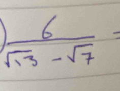  6/sqrt(13)-sqrt(7) =