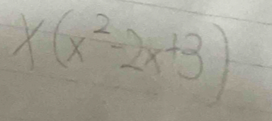 x(x^2-2x+3)