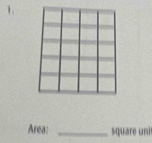 Area: _square uni