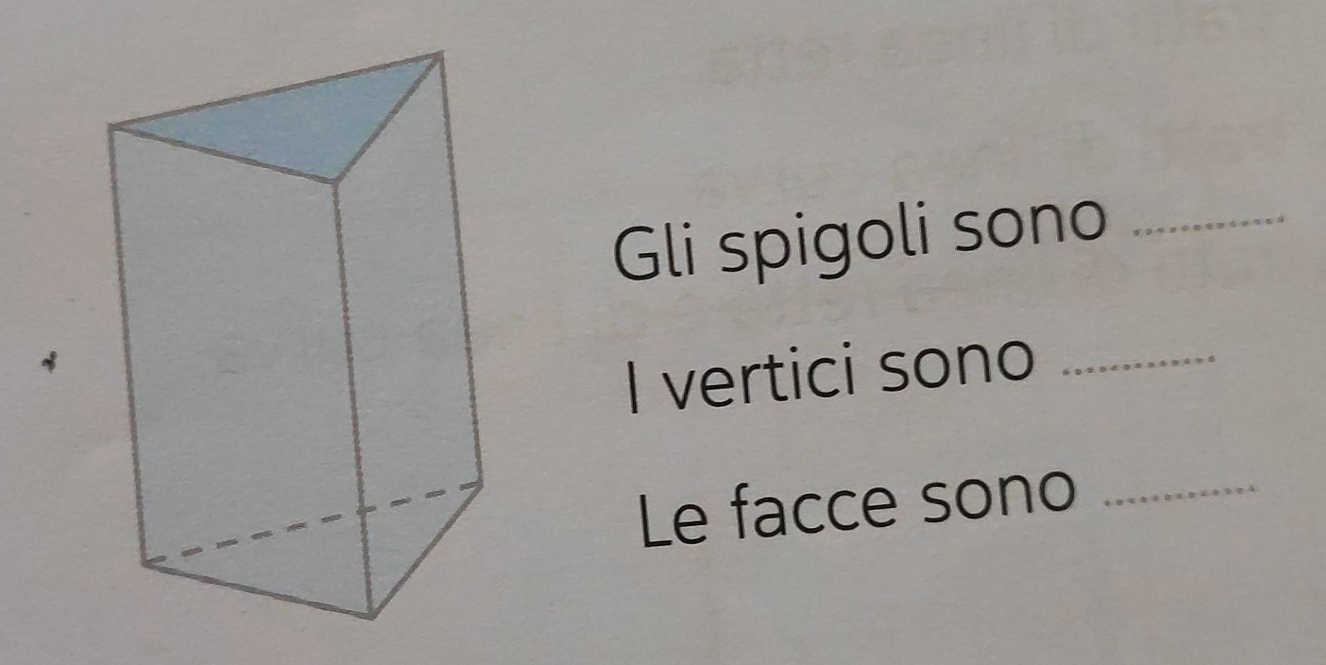 Risolto:Gli spigoli sono_ I vertici sono_ Le facce sono_