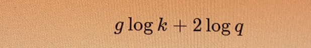 glog k+2log q