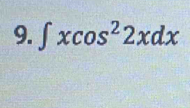 ∈t xcos^22xdx