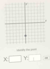 Identify the point
X:□° :□ OK