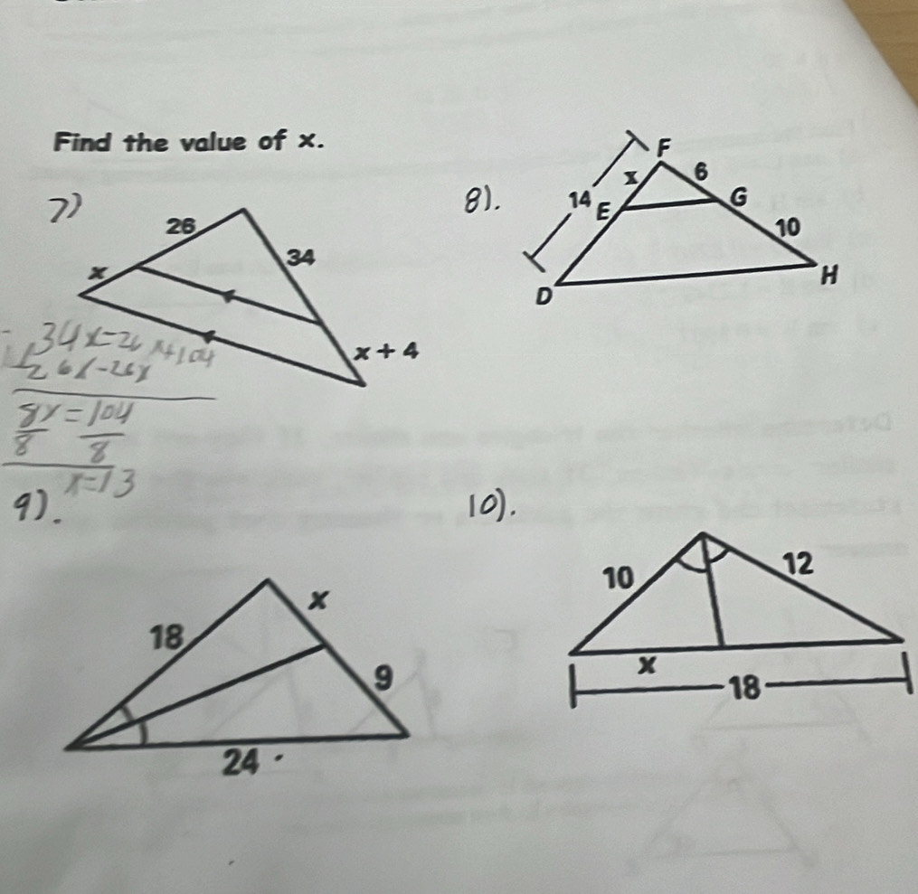 Find the value of x.
  
0.