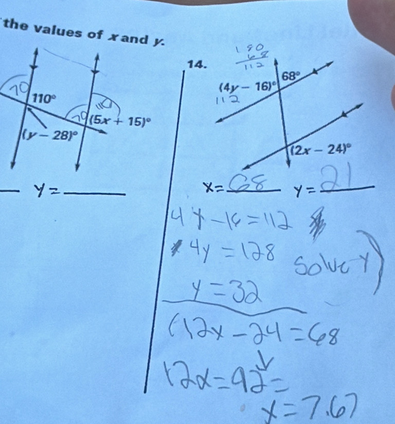 the values of xand y.
_
_
_
_