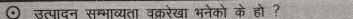 उत्पादन सम्भाव्यता वकरेखा भनेको के हो ?