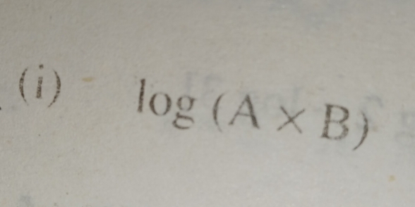 log (A* B)