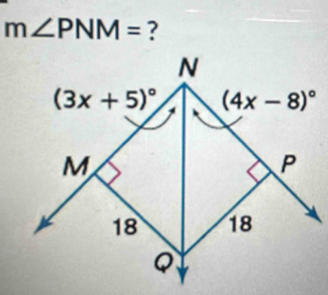 m∠ PNM= ?