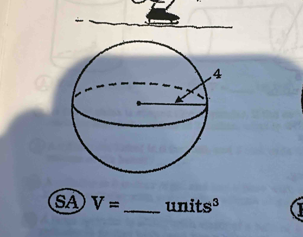 SA V= _unit s^3 1