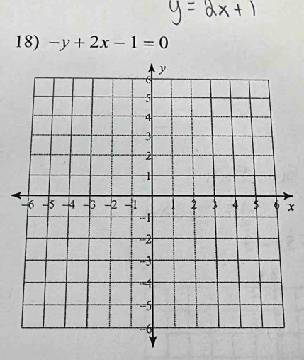 -y+2x-1=0
x