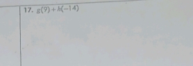 g(9)+h(-14)