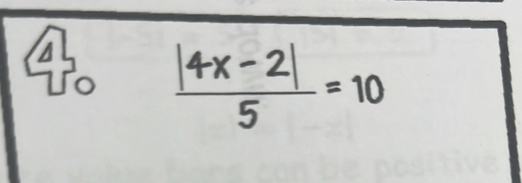 4×= 2 =10