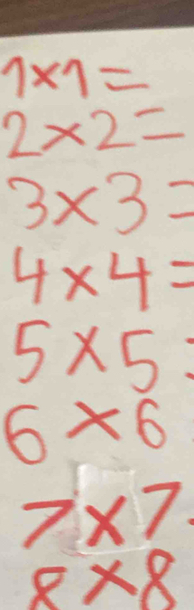 1* 1=
2* 2=
3* 3=
4* 4=
5* 5=
6* 6
7* 7
8* 8