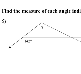 Find the measure of each angle indi