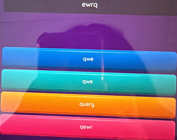 ewrq
qwe
qwe
query
qewr