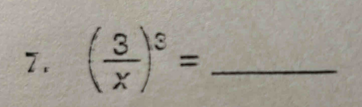 ( 3/x )^8= _