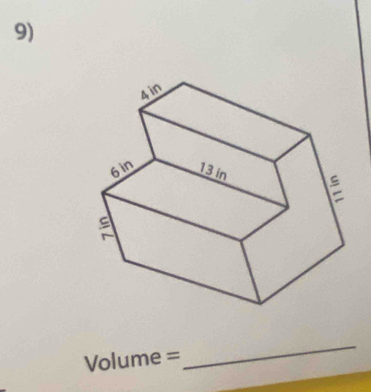 Volume =
_