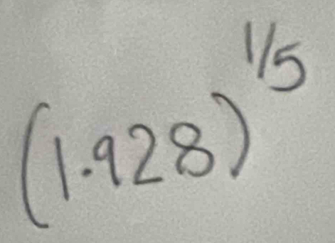 (1.928)^1/_