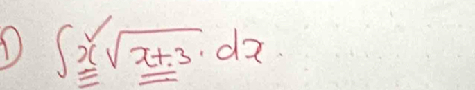 ∈t x^2_-1sqrt(x+3)dx