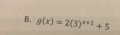 g(x)=2(3)^x+2+5