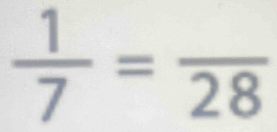  1/7 =frac 28